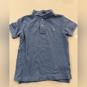 Polo by Ralph Lauren Light Blue Kids Polo Shirt Sz:5 EUC